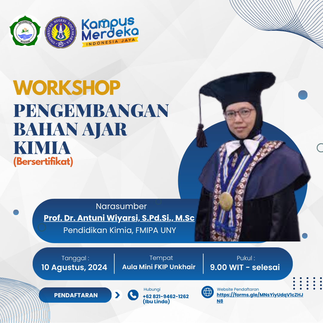 WORKSHOP "Pengembangan bahan ajar kimia"